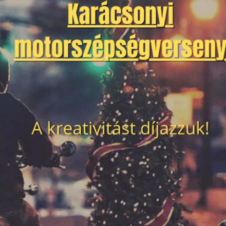 Karácsonyi motorszépségversenyt hirdetnek a görögkatolikus motorosok 