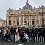 Rómába zarándokoltak a Romzsa Tódor Diákotthon egyetemi...