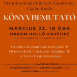 Könvybemutatóra várja az érdeklődőket a Bizantinológi... class=