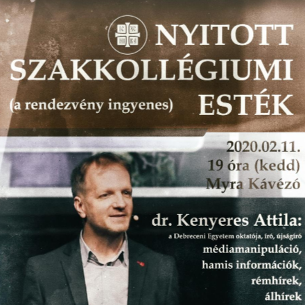 Új előadássorozat Debrecenben - Nyitott szakkollégiumi esték a Myra kávézóban 