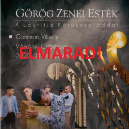 Elmarad a Görög Zenei Esték harmadik évadának utolsó koncertje!