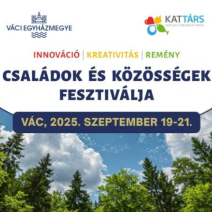 Hamarosan megnyílik a váci Palotakert a Családok és Közösségek Fesztivál résztvevői előtt
