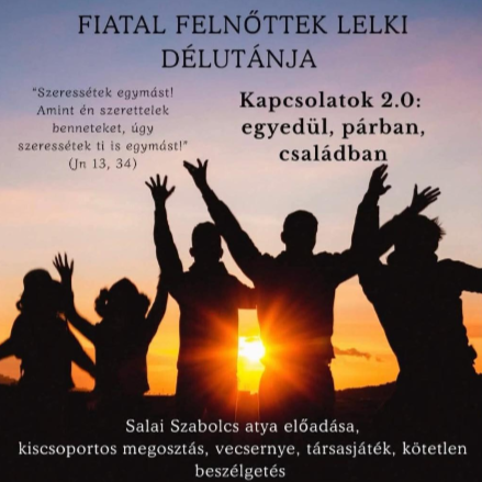 Fiatal felnőttek lelki délutánja lesz a Debreceni Görögkatolikus Parókián 